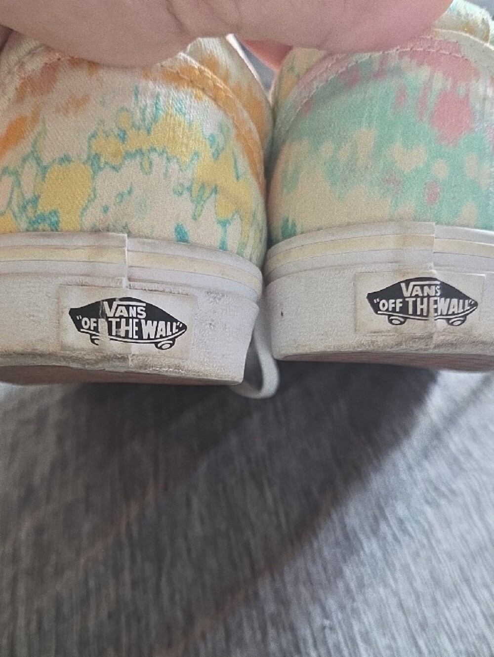 Vans Ward Pyschodelic Pastel Tie-Dye Low Tops Sz 9.5W - Picture 4 of 10